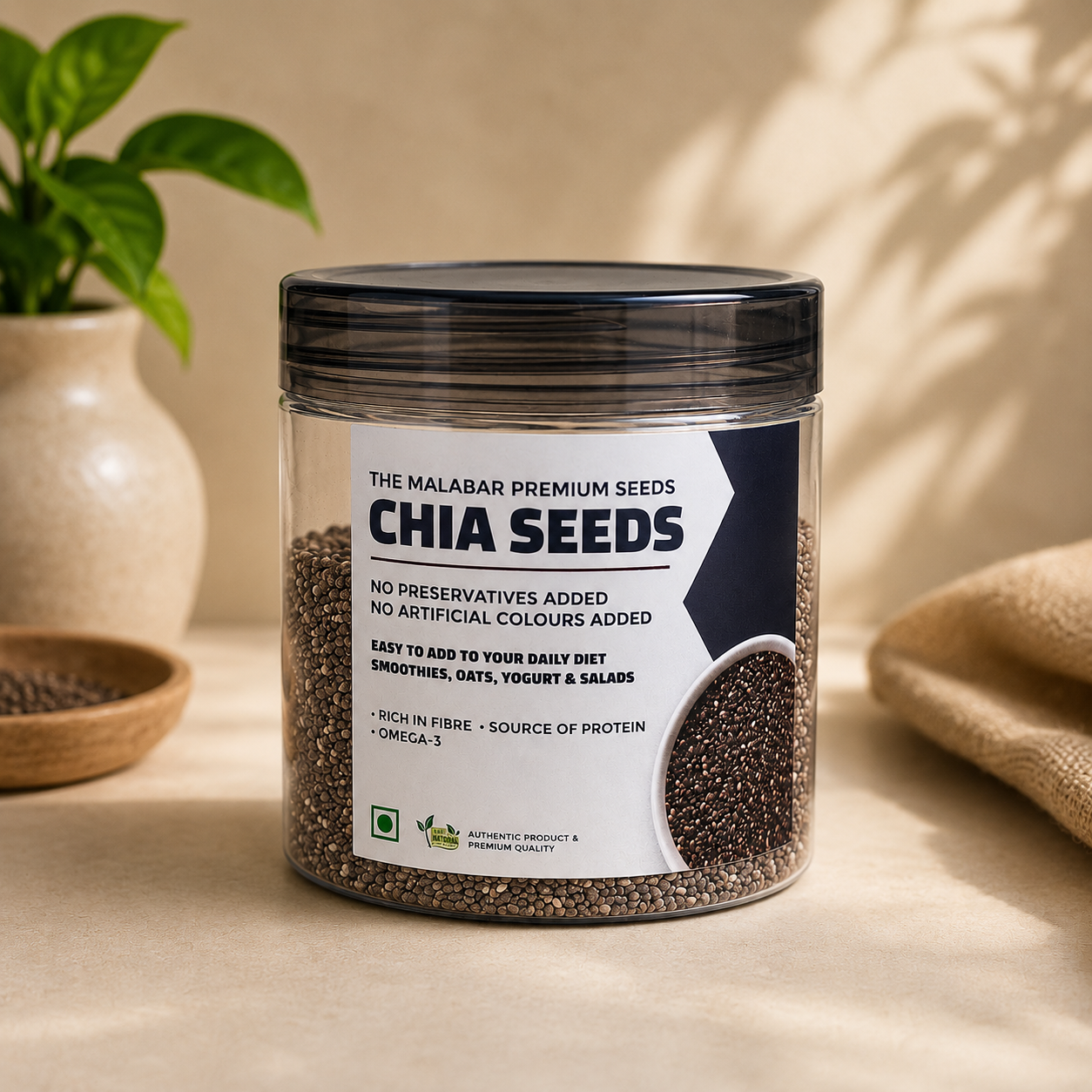 CHIA SEEDS - THE MALABAR PREMIUM SEEDS